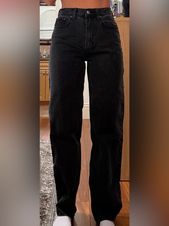 Abercrombie & Fitch Denim - Abercrombie & Fitch Charcoal Black High-Rise Jeans